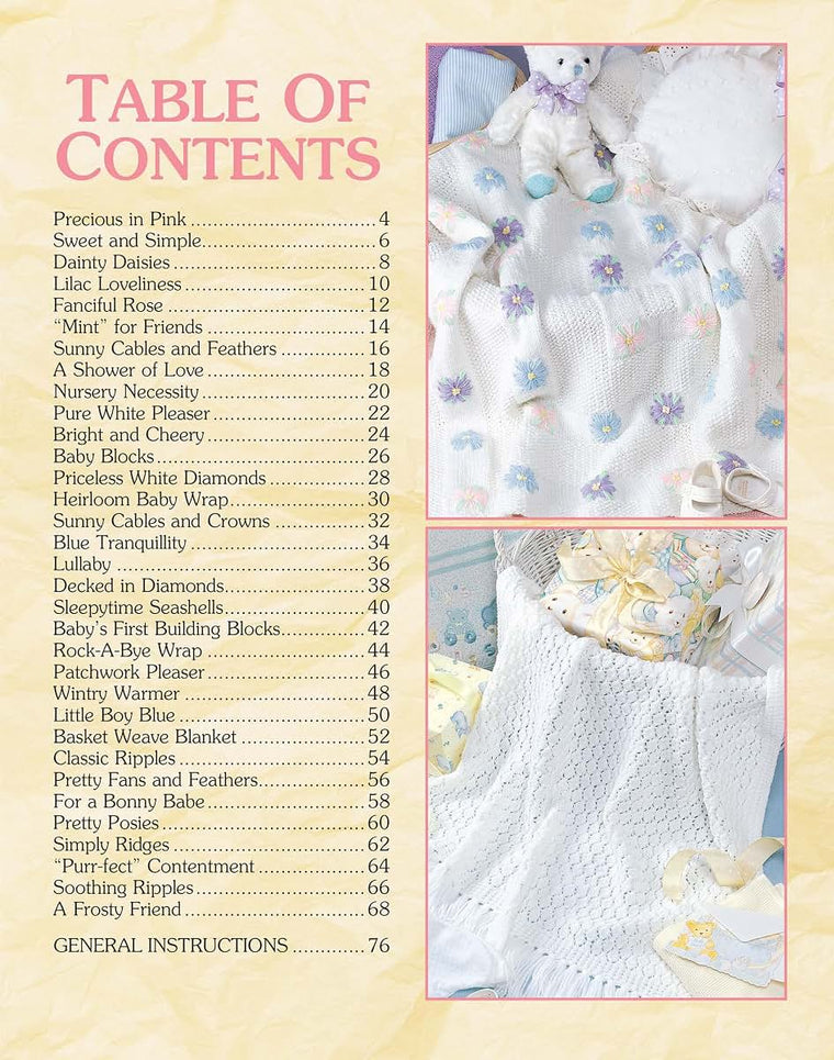 Our Best Knit Baby Afghans-33 Fun-to-Knit Designs Fashioned in Soft Pastels