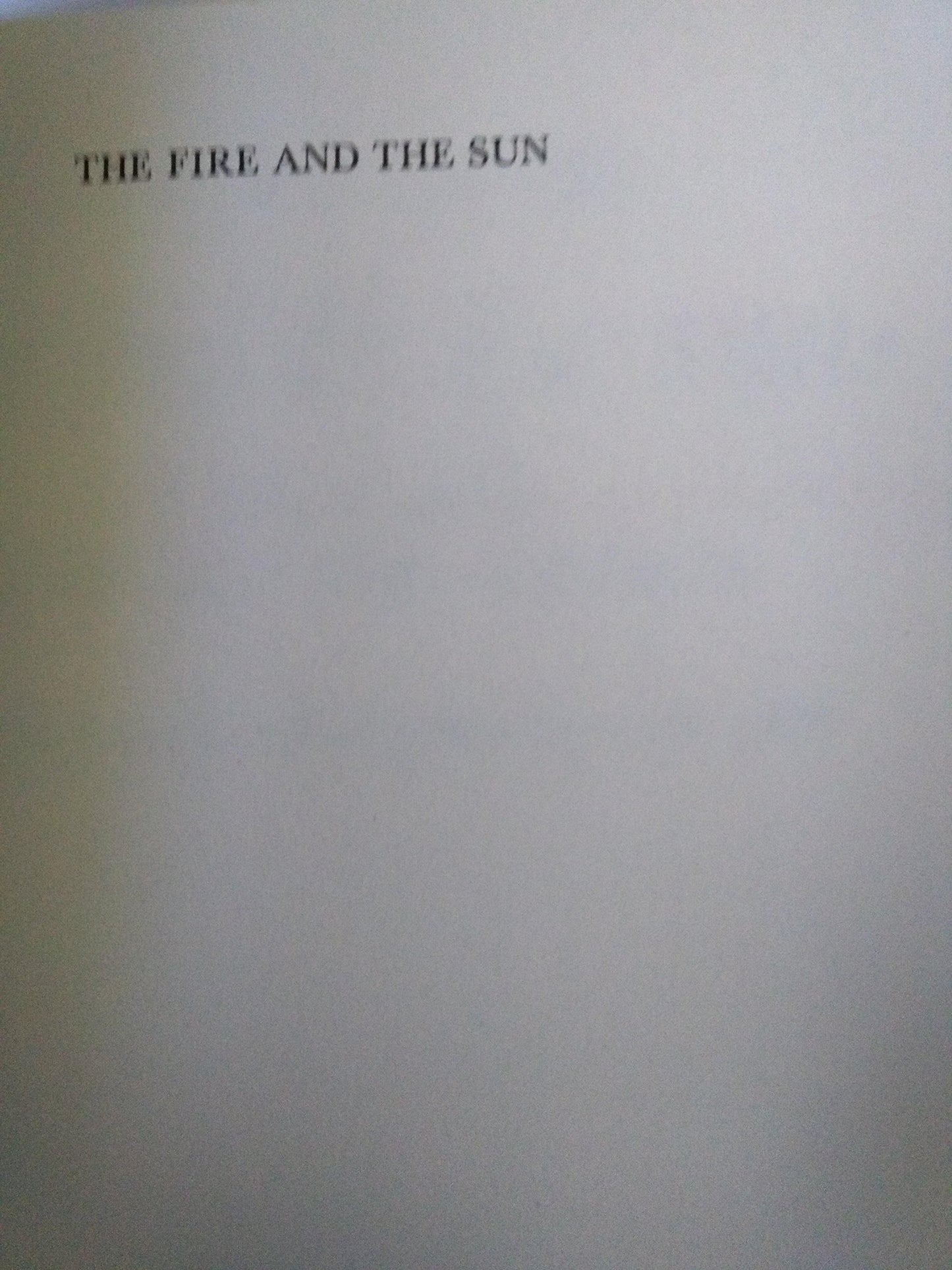 The Fire and the Sun: Why Plato Banished the Artists. Based
