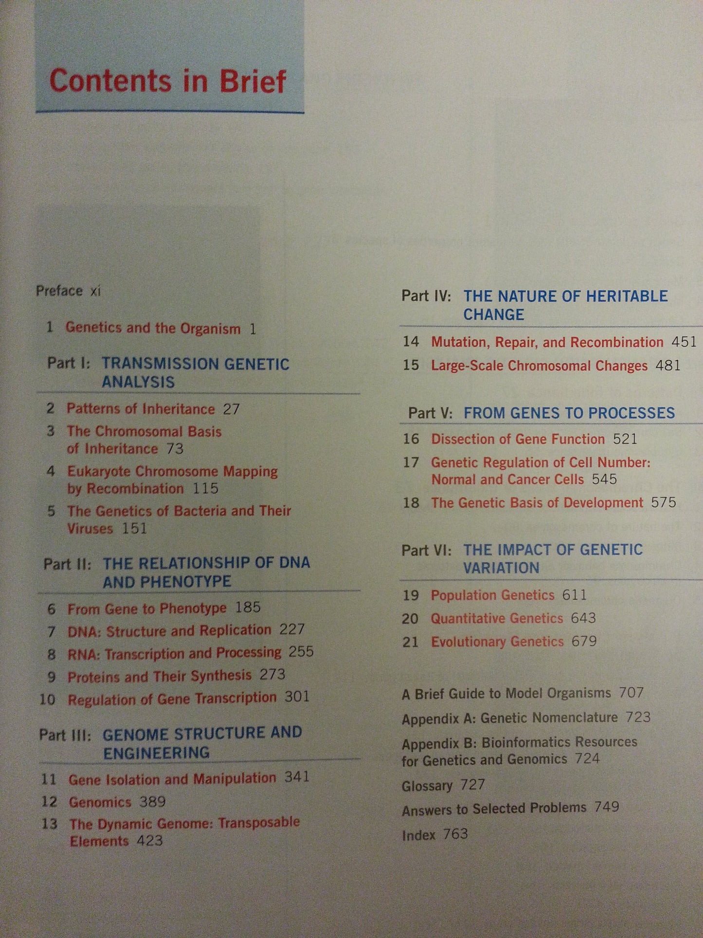 Introduction to Genetic Analysis