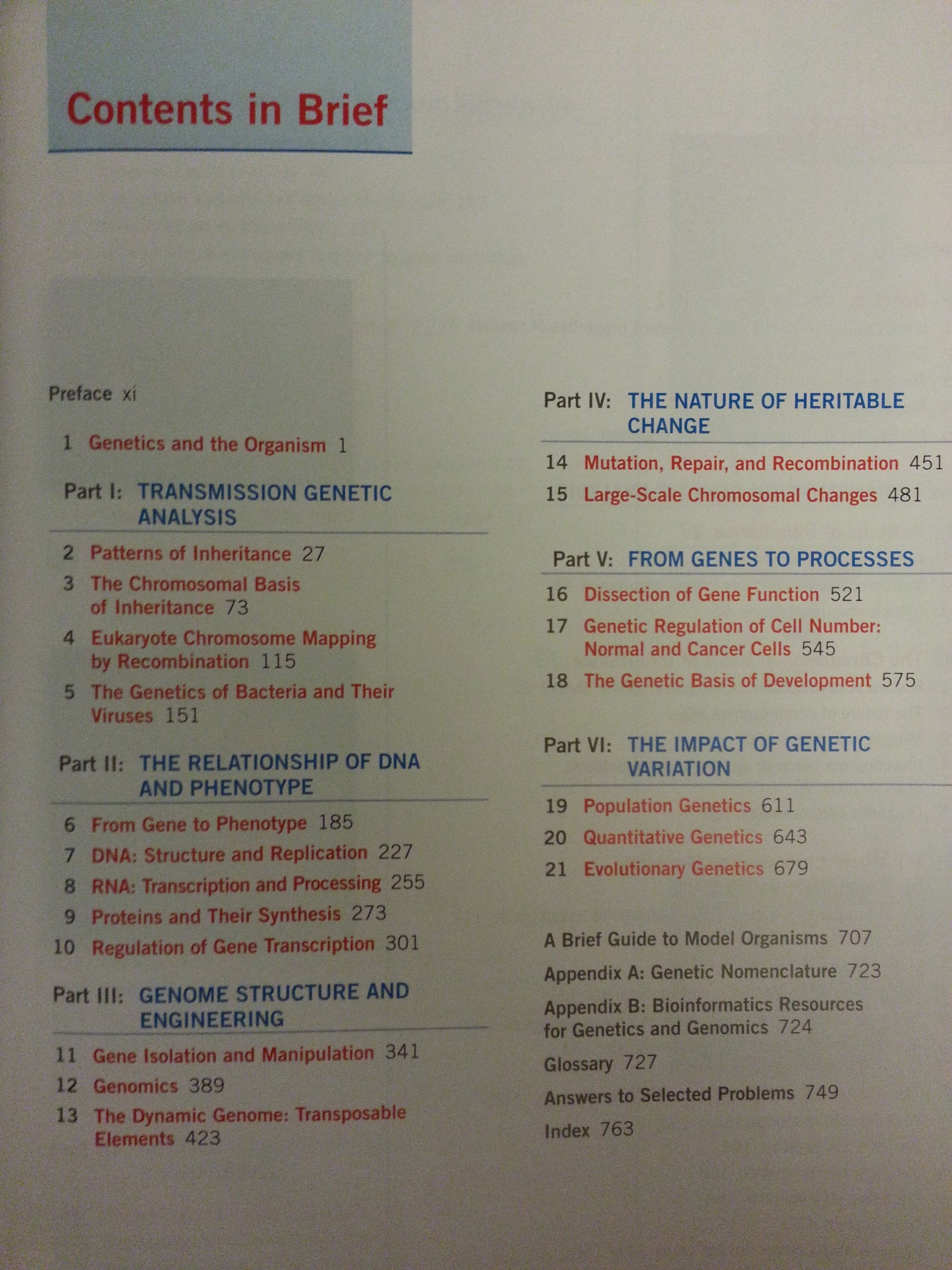 Introduction to Genetic Analysis