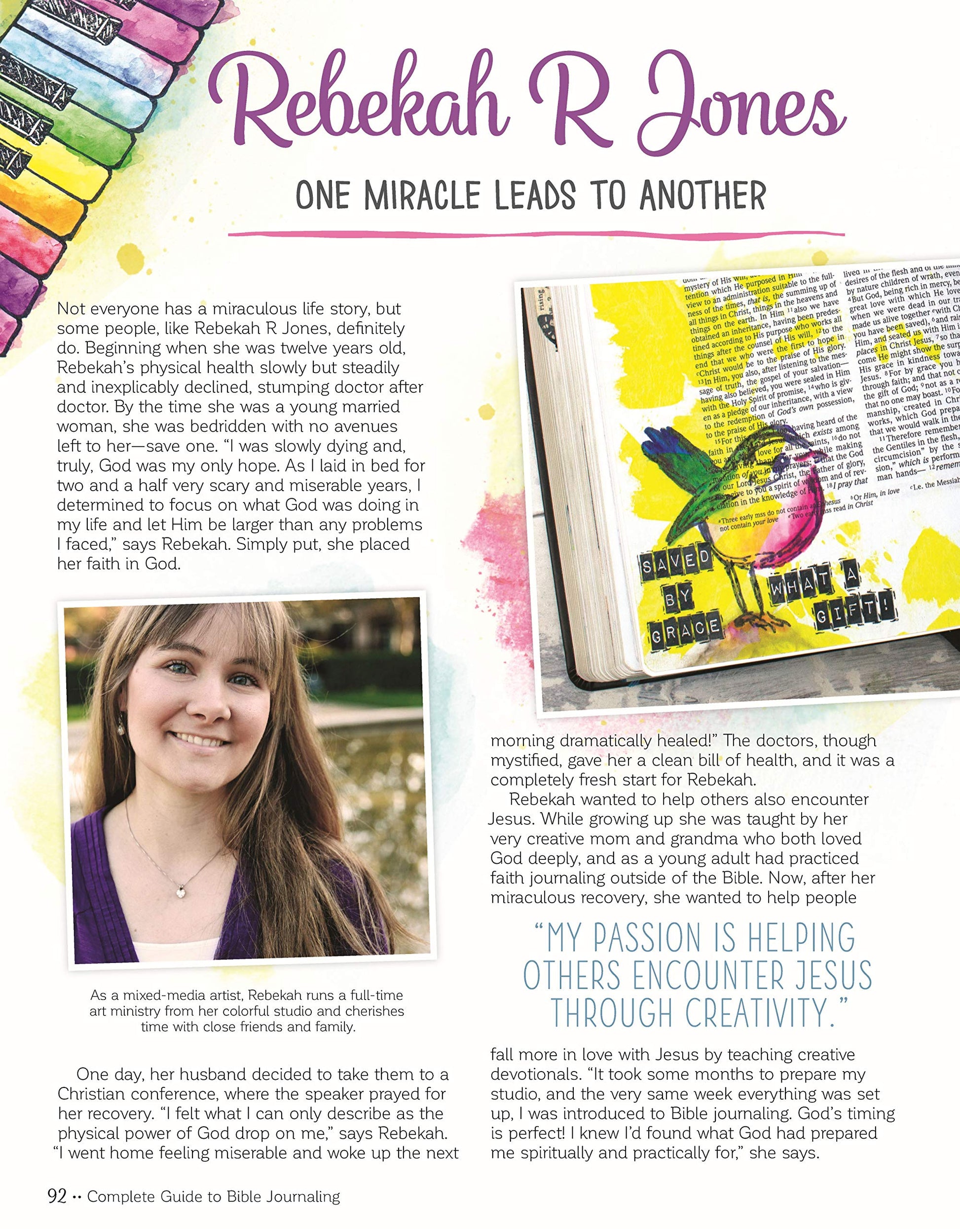 Complete Guide to Bible Journaling: Creative Techniques to Express Your Faith (Design Originals) Includes 270 Stickers, 150 Designs on Perforated Pages, and 60 Designs on Translucent Sheets of Vellum
