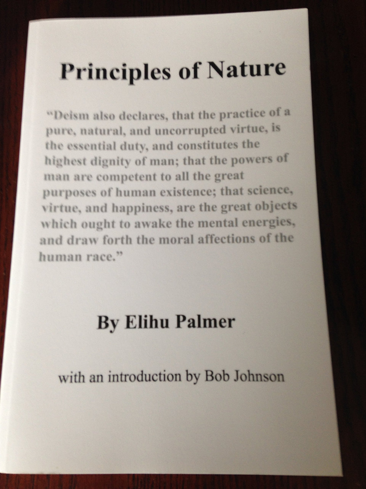 Principle of Nature