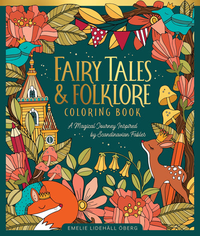 Fairy Tales & Folklore Coloring Book: A Magical Journey Inspired by Scandinavian Fables