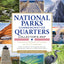 National Parks Commemorative Quarters Collector's Map 2010-2021 (includes both mints, plus the rare West Point quarter release!)