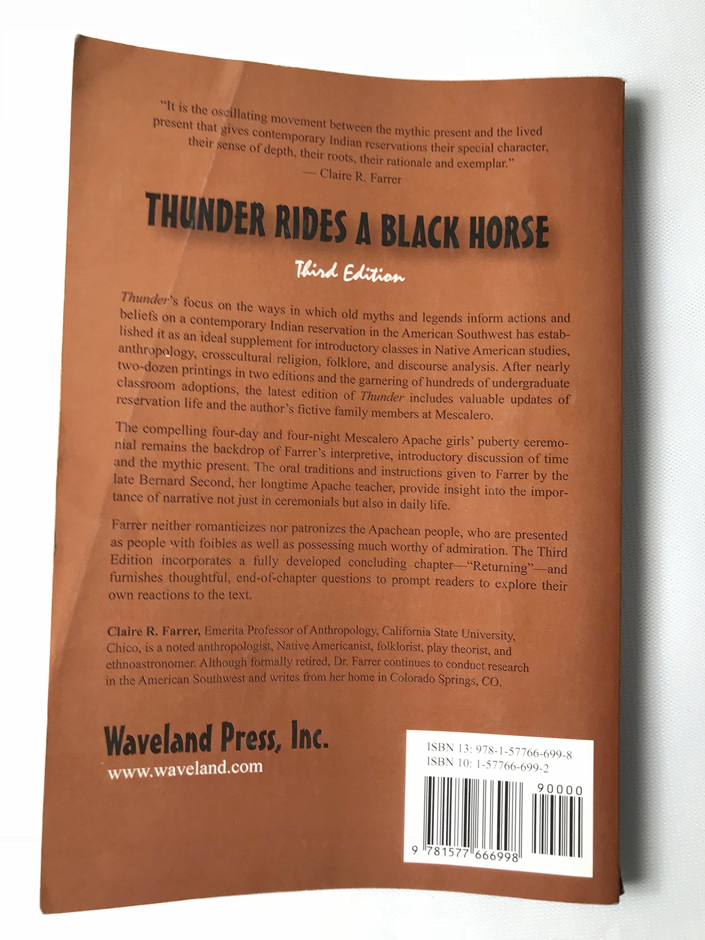 Thunder Rides a Black Horse: Mescalero Apaches and the Mythic Present