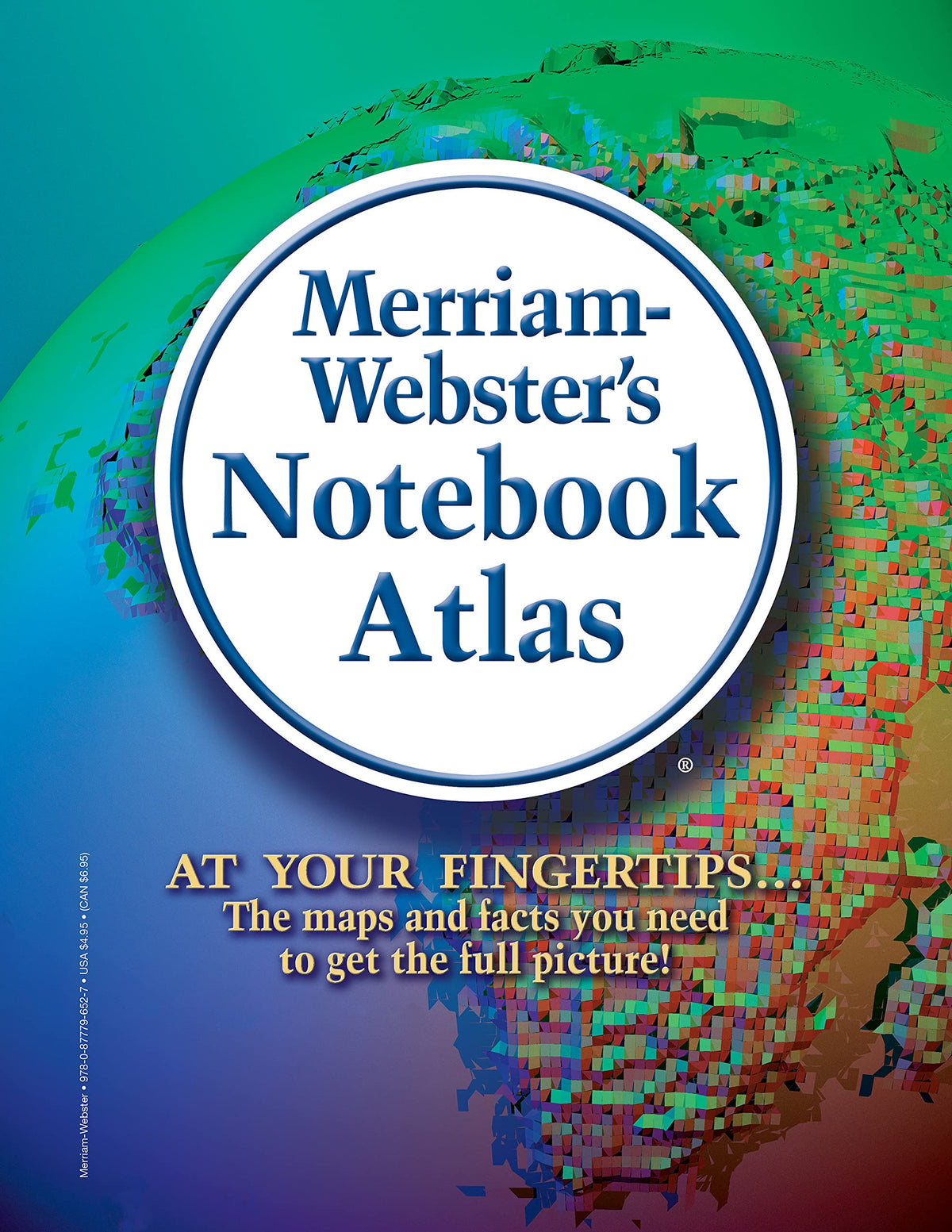 Merriam-Websters Notebook Atlas - Features Full-Color Maps - Fits in a 3-ring Binder