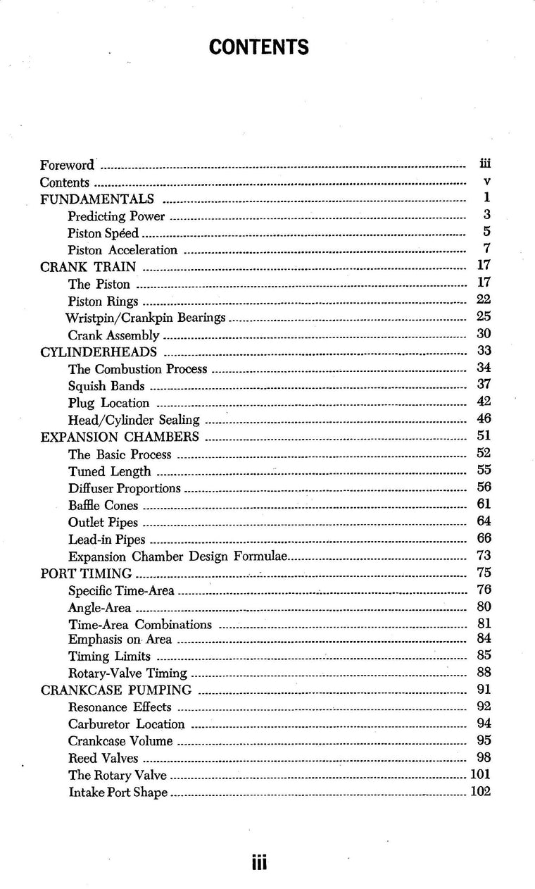 2 Stroke Tuners Handbook — back cover