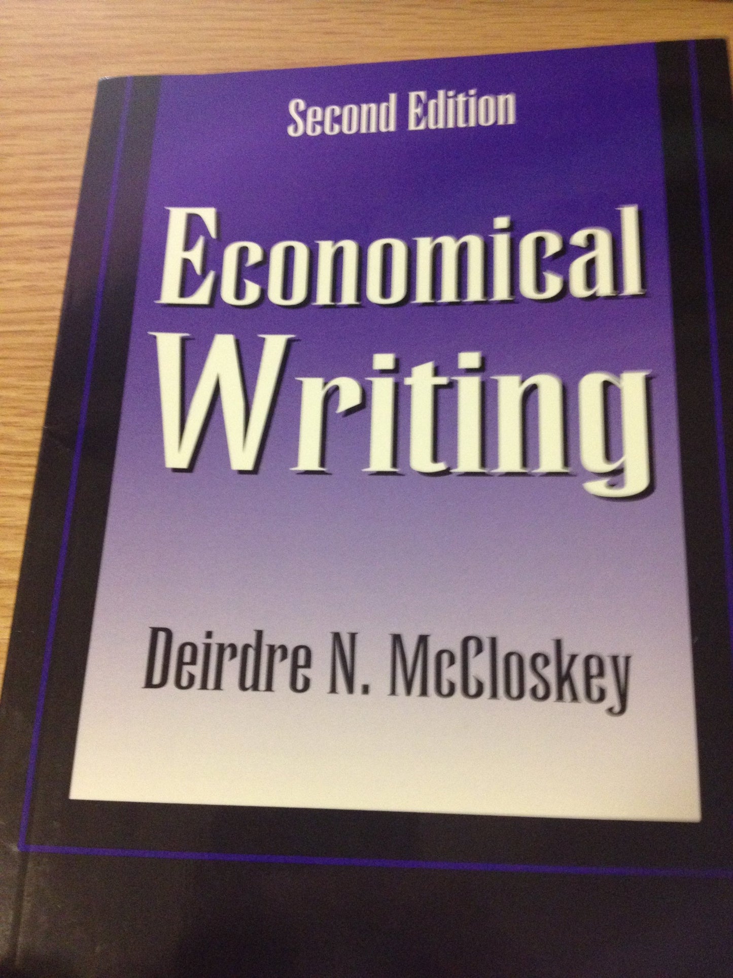 Economical Writing by Deirdre McCloskey