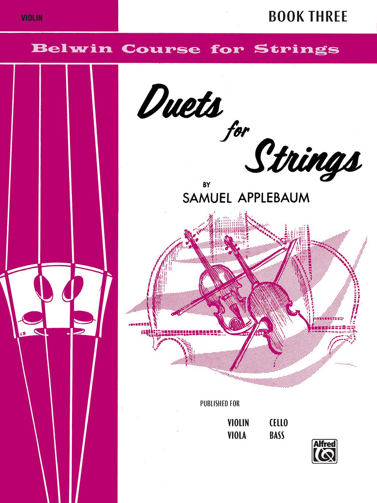 Duets for Strings, Bk 3: Violin (Belwin Course for Strings, Bk 3)