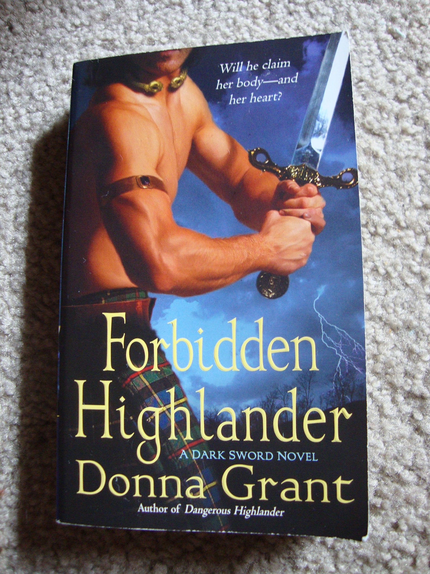 Forbidden Highlander: A Dark Sword Novel by Grant, Donna