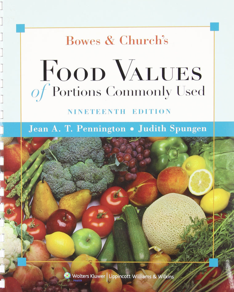 Bowes & Church's Food Values of Portions Commonly Used
