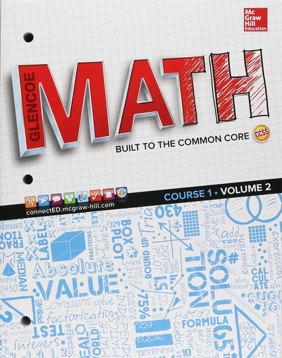 Glencoe Math, Course 1, Student Edition, Volume 2 (MATH APPLIC & CONN CRSE)