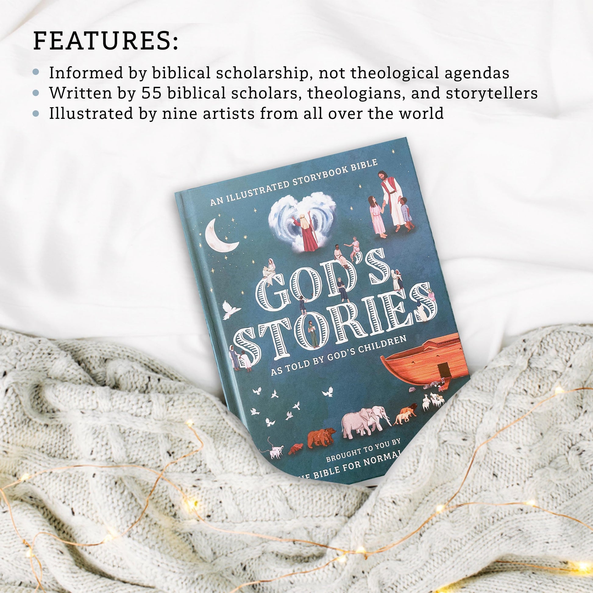 God's Stories as told by God's Children - Illustrated Bible Story Book for Children, Kids & Toddlers - Religious Gifts for Christians