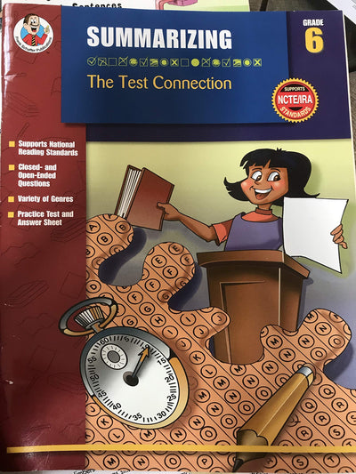 Summarizing-Test Connection Series Gr 6