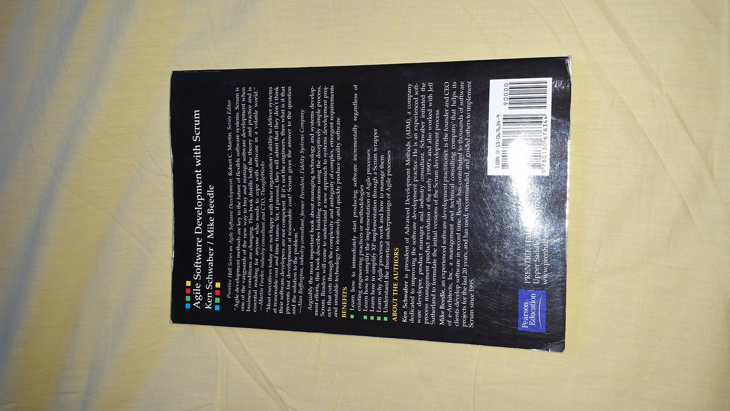 Agile Software Development with Scrum (Series in Agile Softw