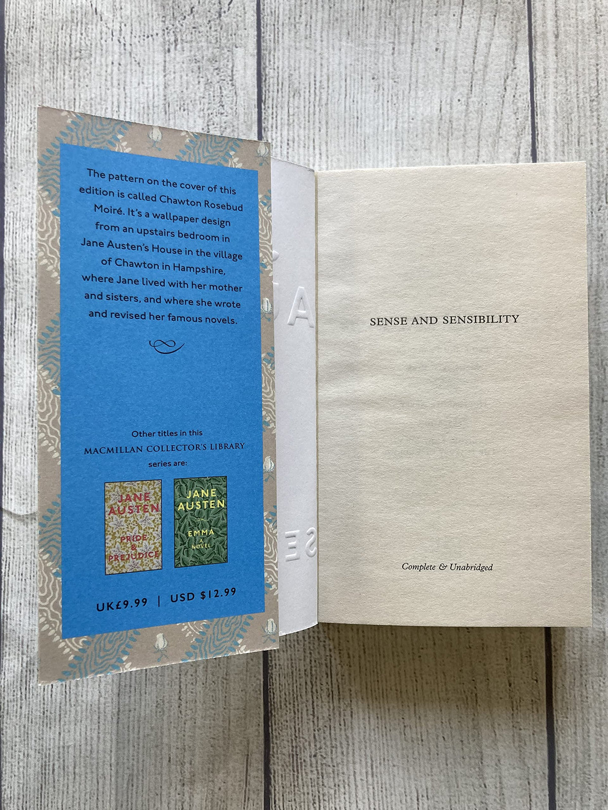Sense and Sensibility