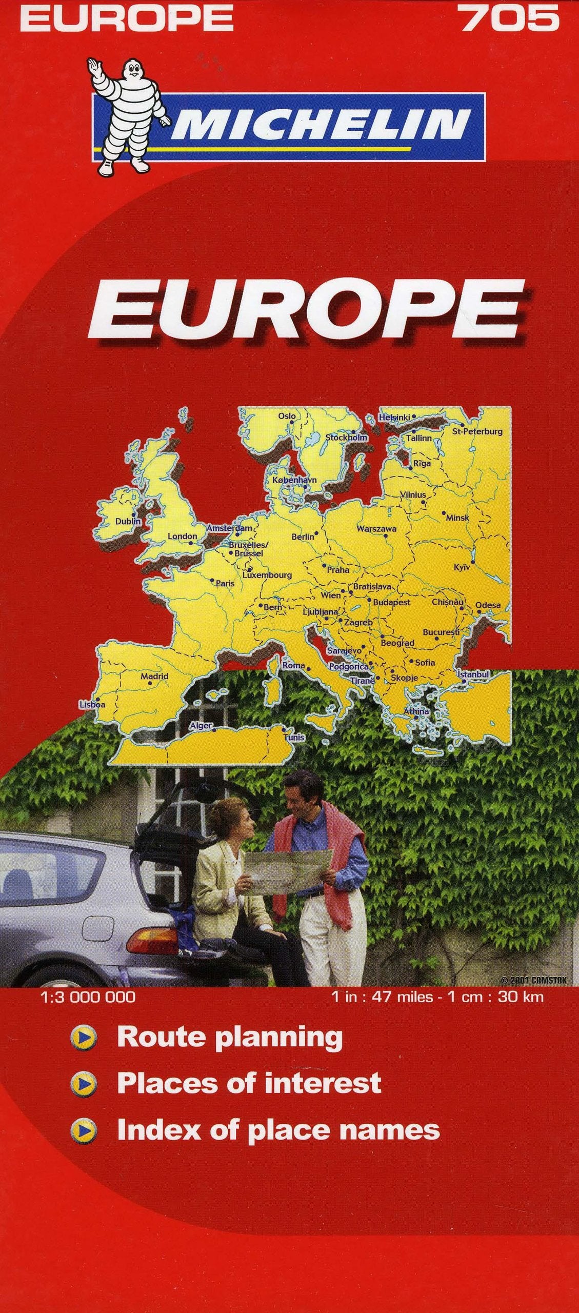 Michelin Map Europe 705 (Maps/Country (Michelin))