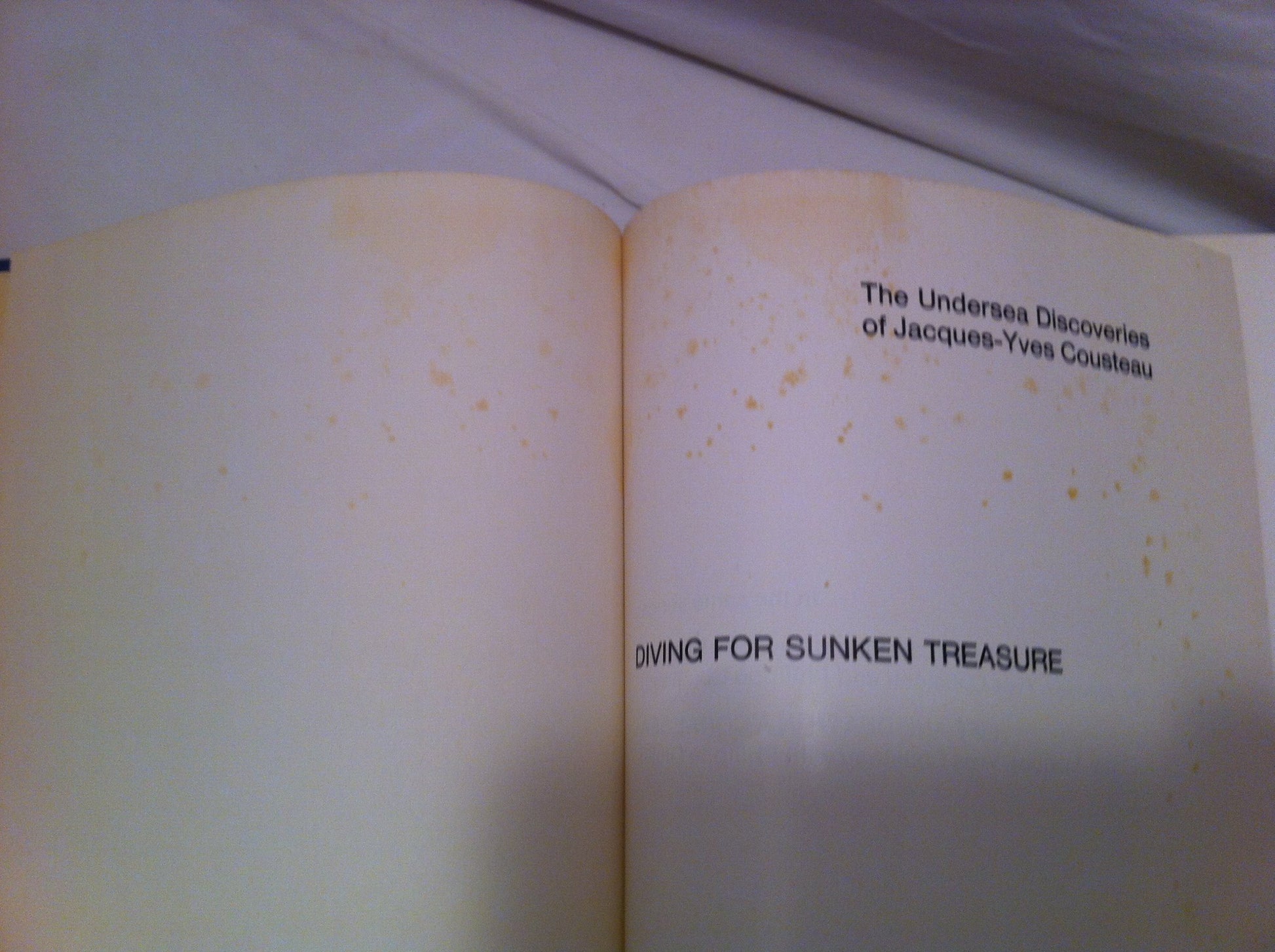 Diving for Sunken Treasure (The Undersea Discoveries of Jacques-Yves Cousteau)