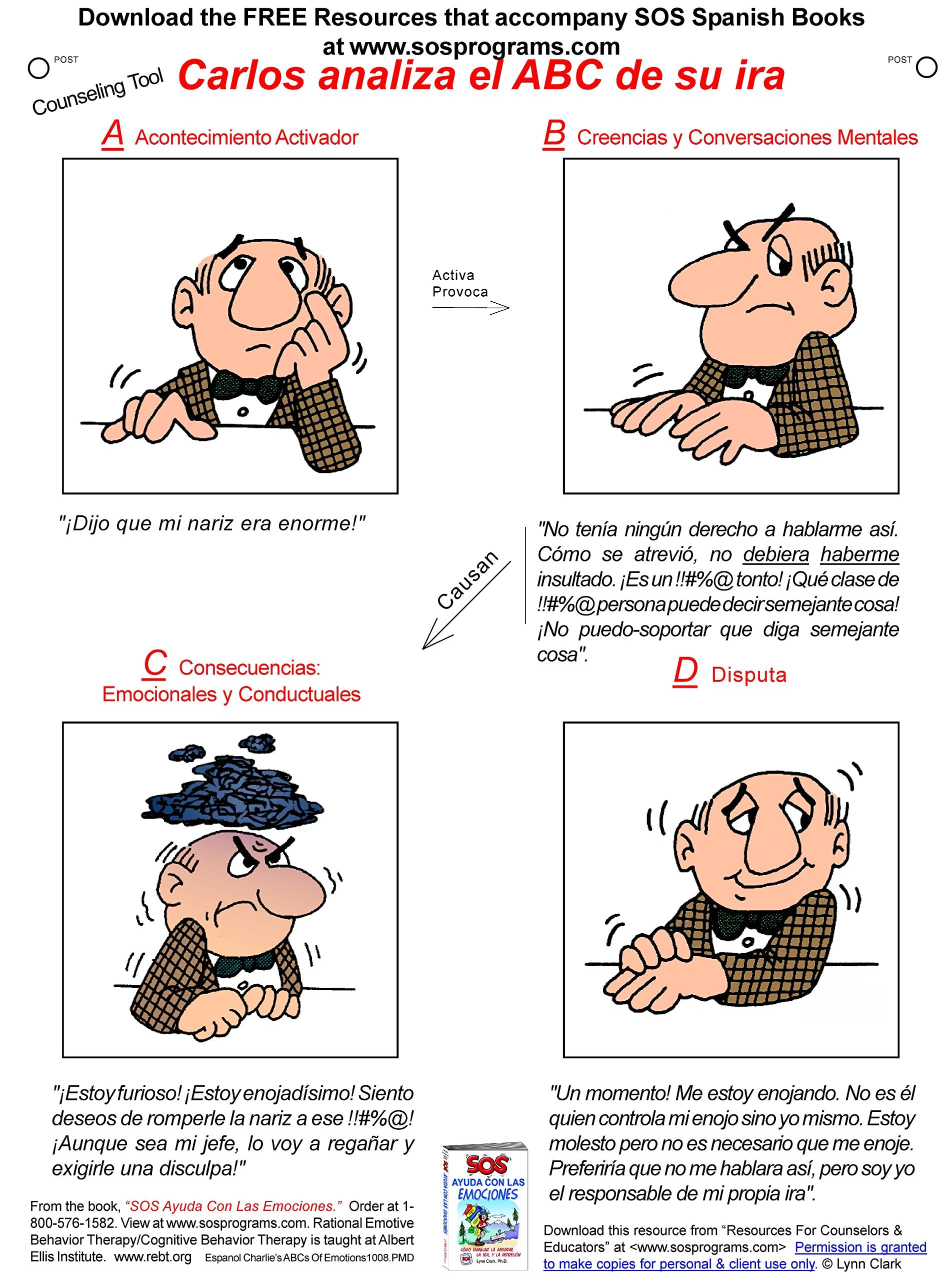 SOS Ayuda Con Las Emociones: Como Manejar la Ansiedad, la Ira y la Depresion (Spanish Edition)