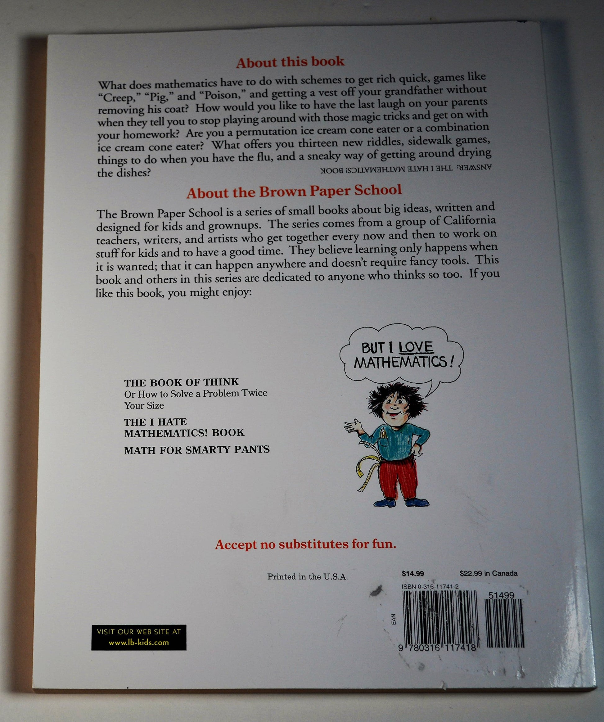 The I Hate Mathematics! Book (A Brown Paper School Book) (Brown Paper School Books)