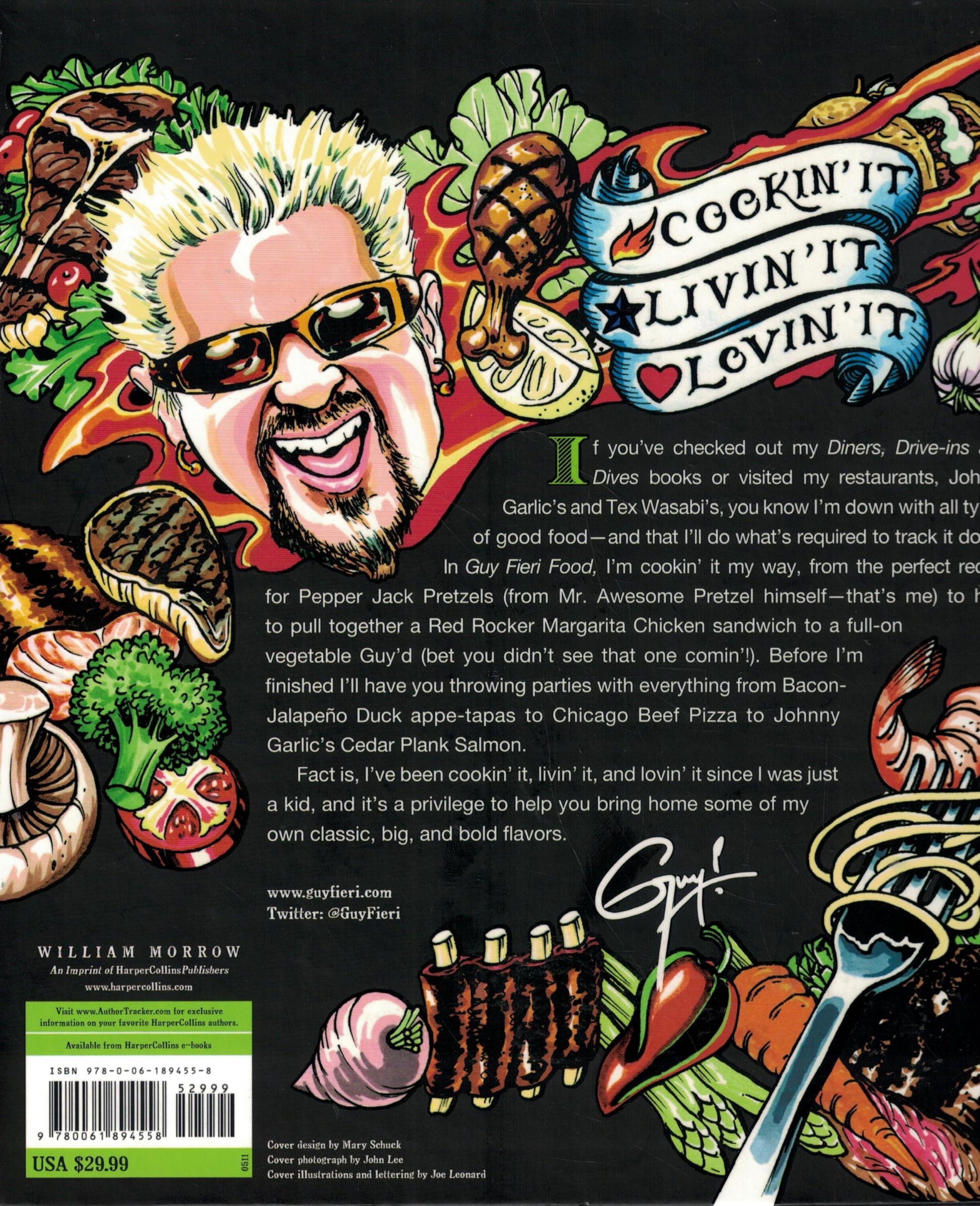 Guy Fieri Food: Cookin' It, Livin' It, Lovin' It