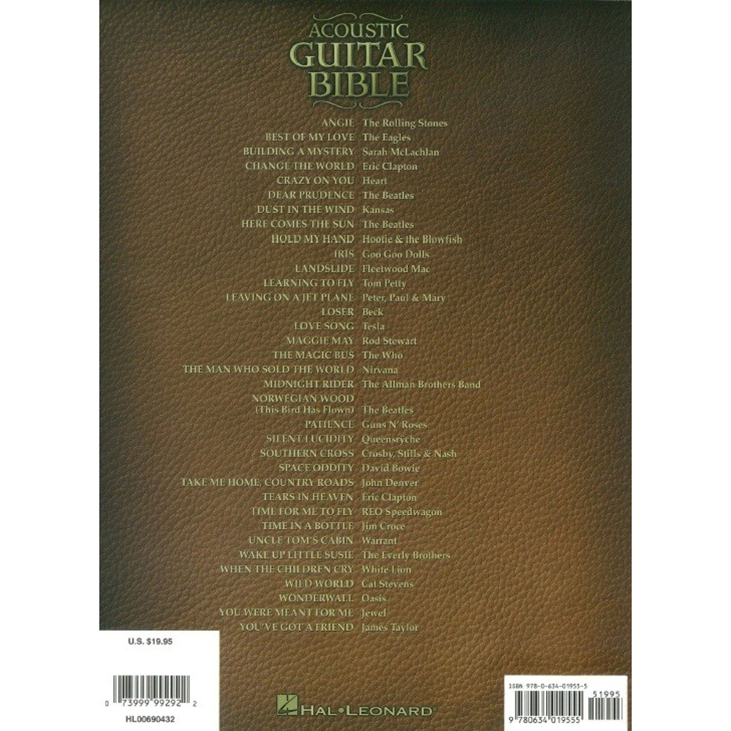 Acoustic Guitar Bible: Guitar Recorded Versions by Various