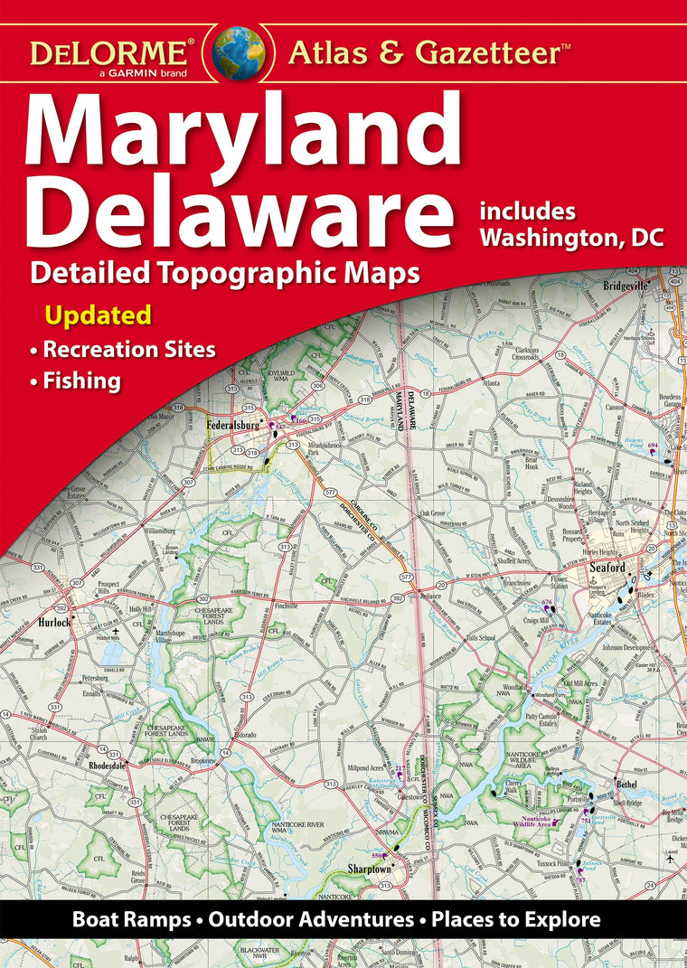 Delorme Atlas & Gazetteer Maryland/Delaware