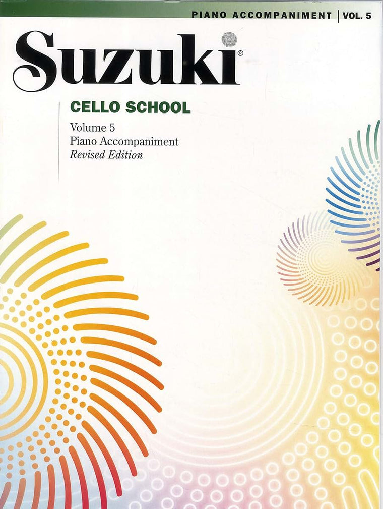 Suzuki Cello School, Vol 5: Piano Acc.