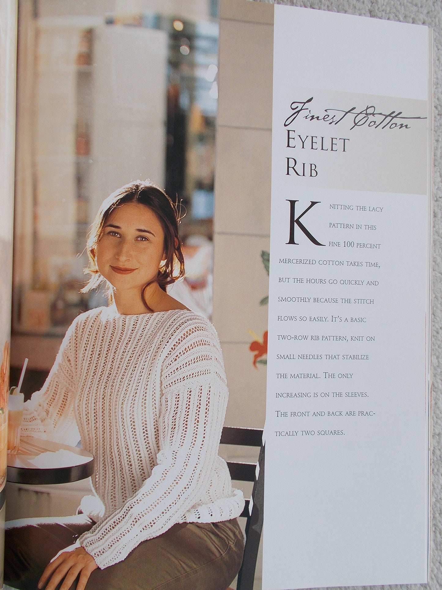 Knitting Simple Sweaters from Luxurious Yarns