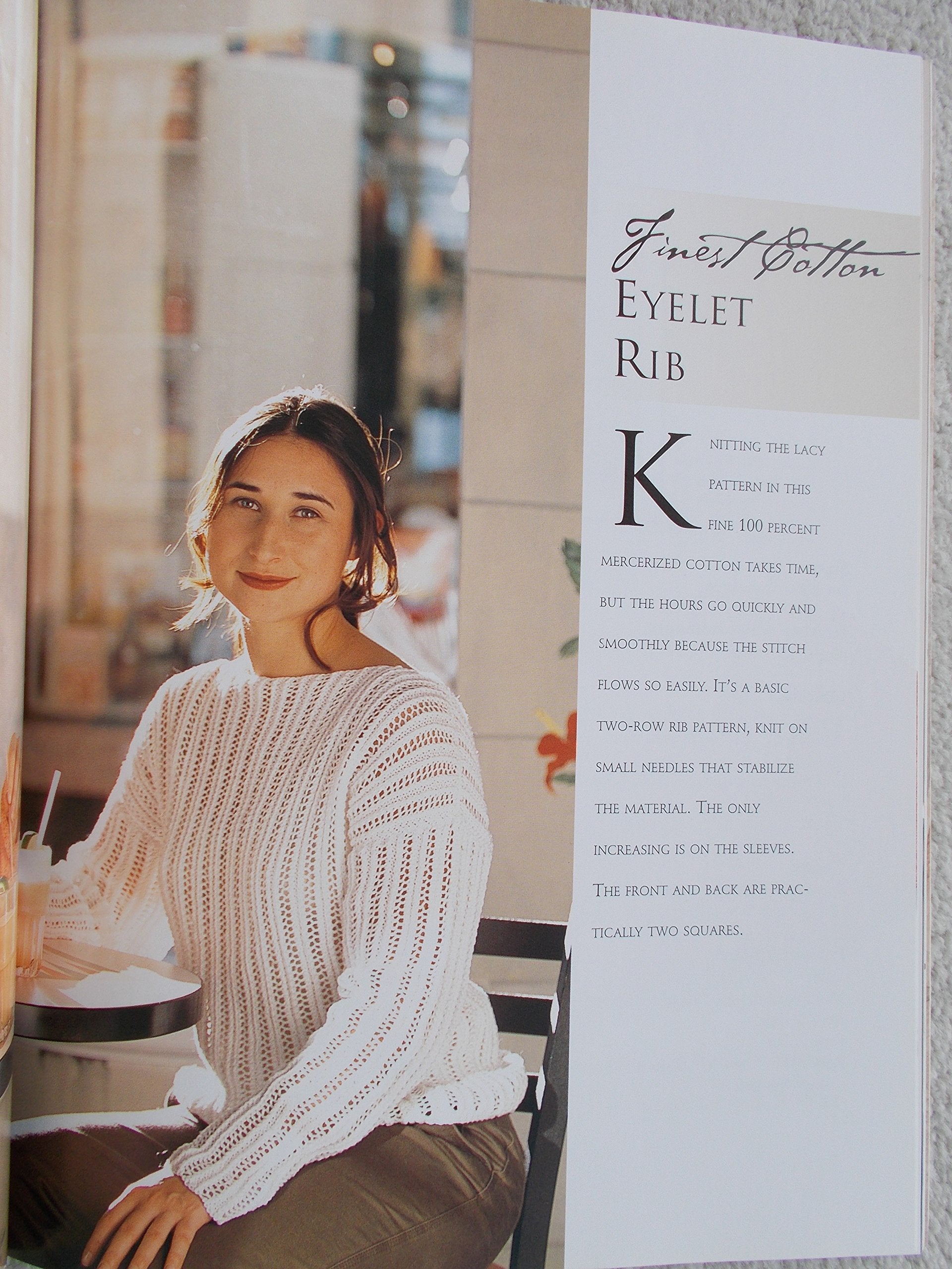 Knitting Simple Sweaters from Luxurious Yarns