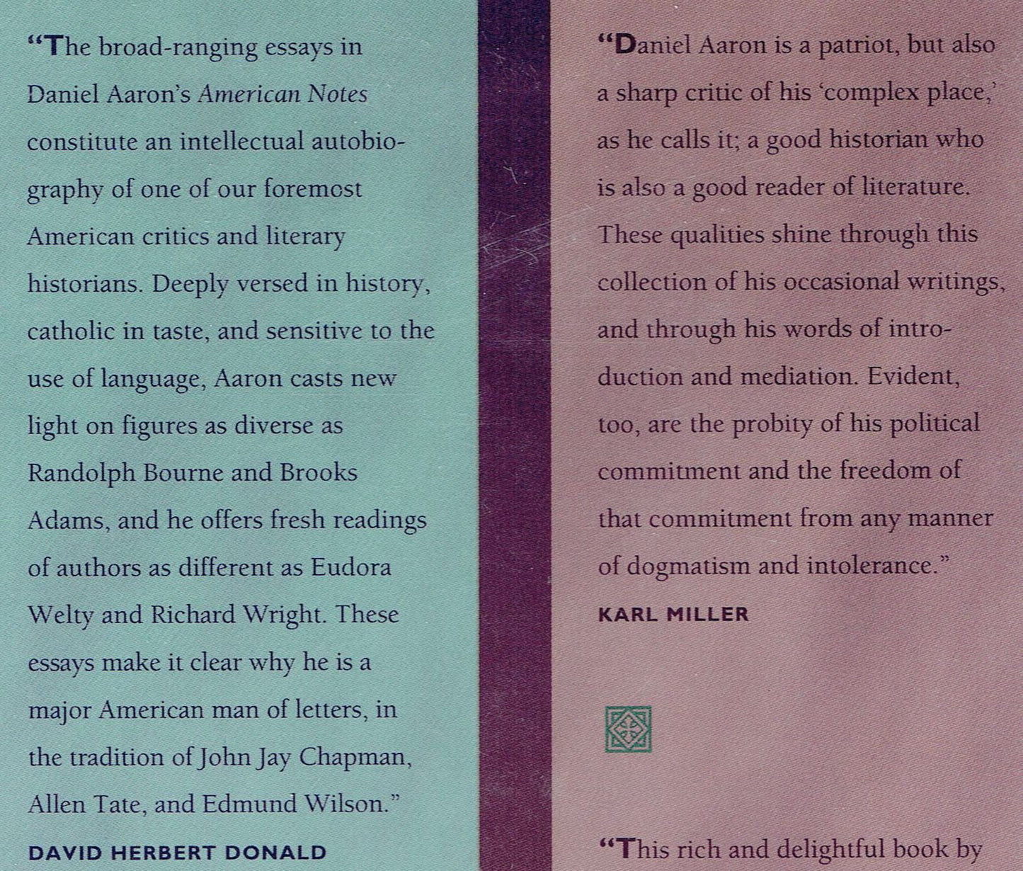American Notes: Selected Essays