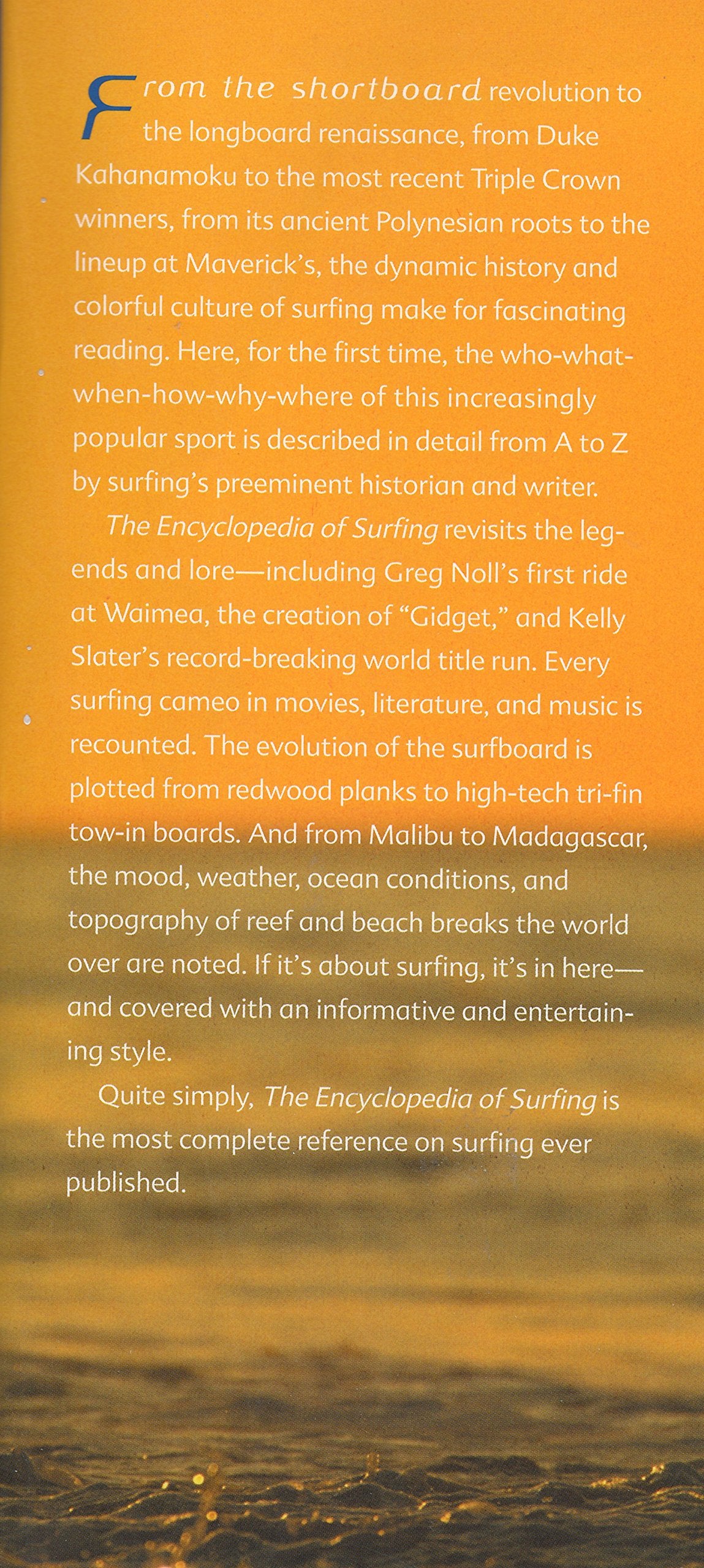 The Encyclopedia of Surfing by Warshaw, Matt