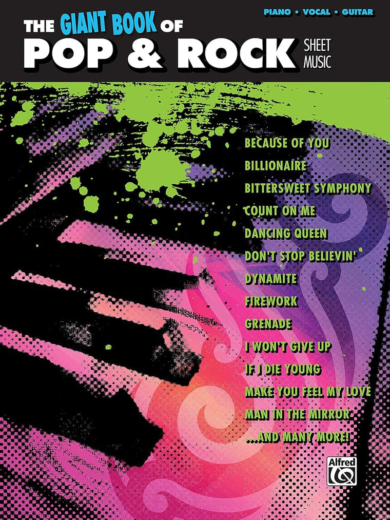 The Giant Pop & Rock Piano Sheet Music Collection: Piano/Vocal/Guitar (The Giant Book of Sheet Music)