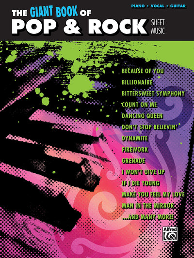 The Giant Pop & Rock Piano Sheet Music Collection: Piano/Vocal/Guitar (The Giant Book of Sheet Music)