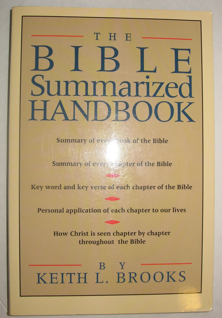 The Bible Summarized Handbook