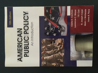 American Public Policy: An Introduction
