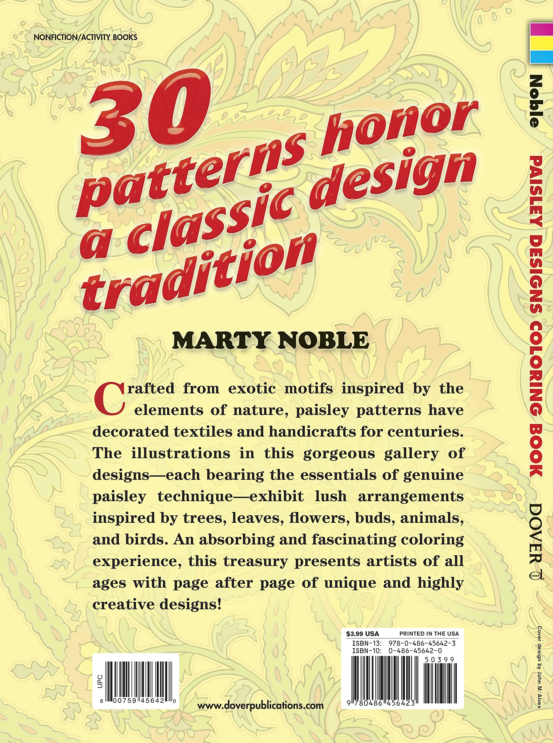 Paisley Designs Coloring Book (Dover Design Coloring Books)