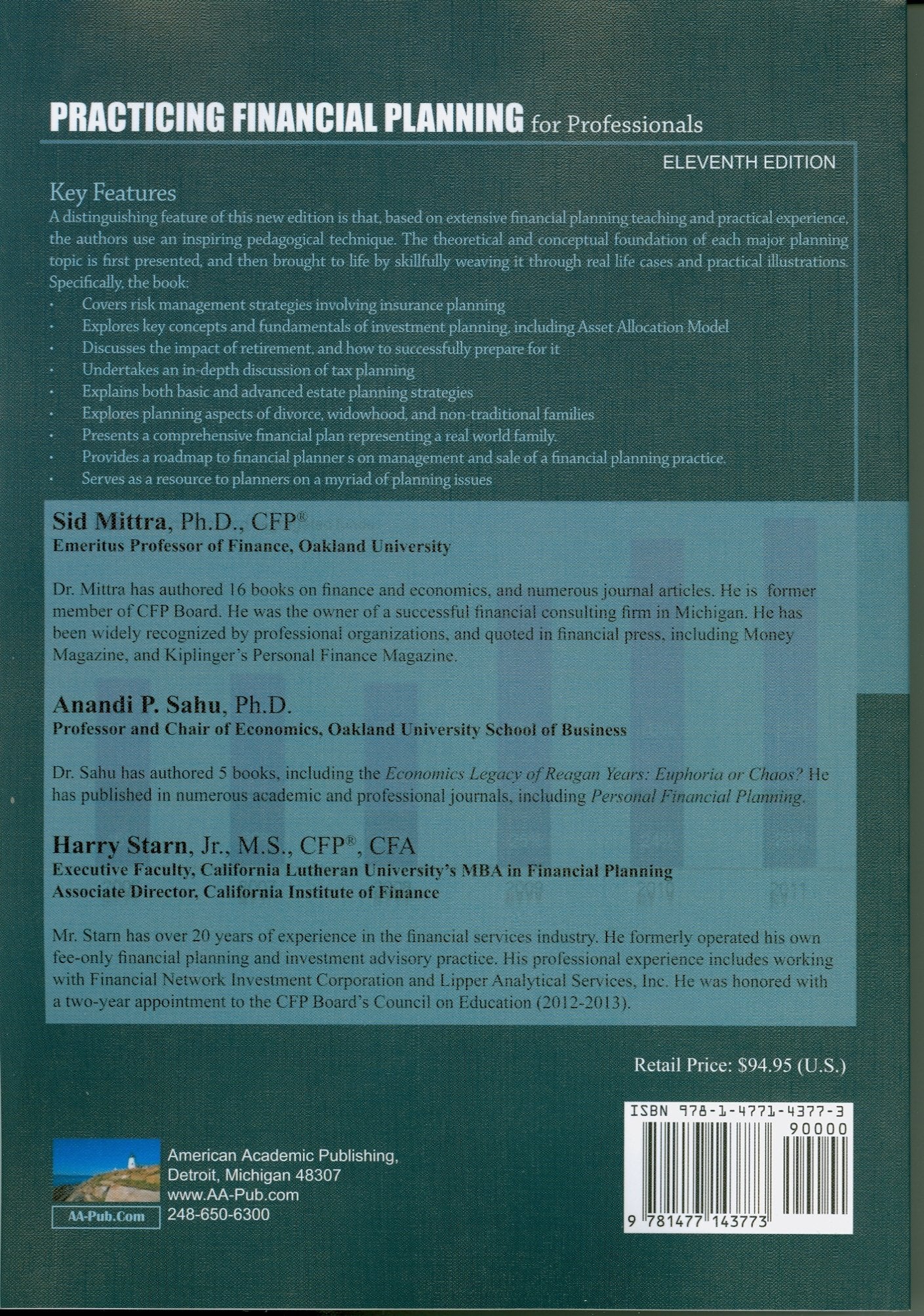 Practicing Financial Planning for professionals, Eleventh Edition