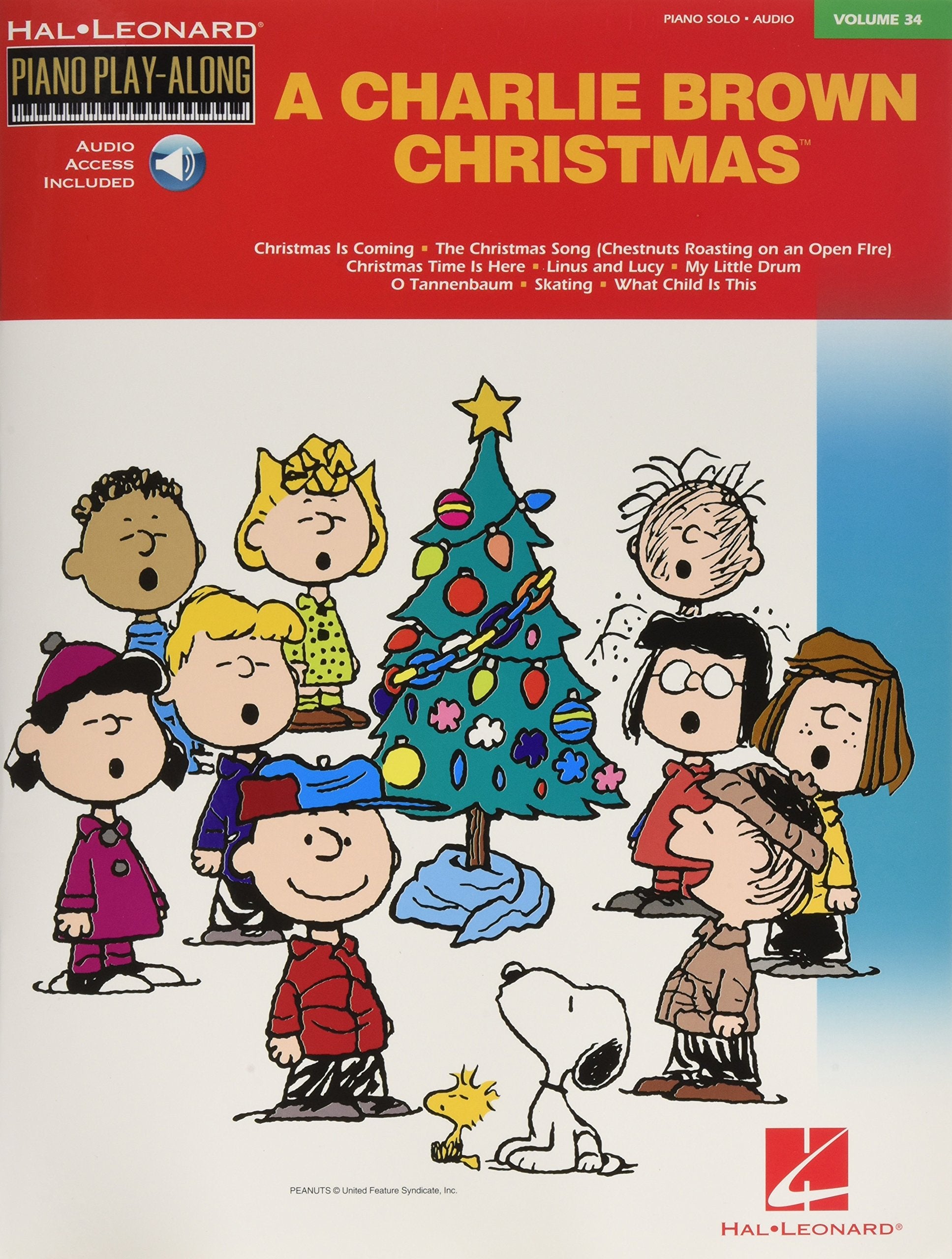 Charlie Brown Christmas Piano Play-Along Volume 34 Book/Online Audio (Hal Leonard Piano Play-Along)