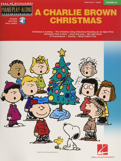 Charlie Brown Christmas Piano Play-Along Volume 34 Book/Online Audio (Hal Leonard Piano Play-Along)