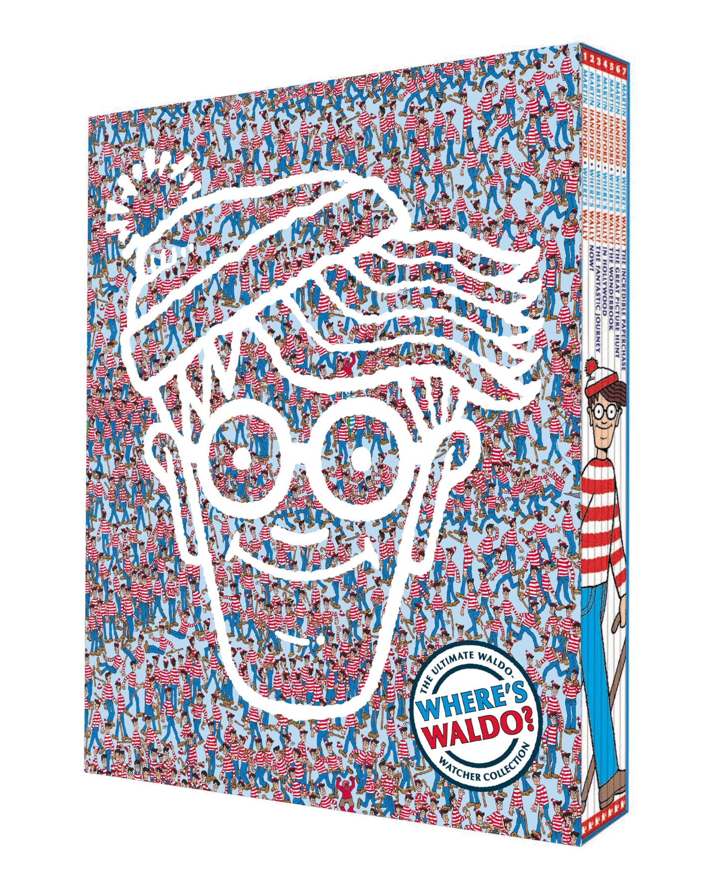 Wheres Waldo? The Ultimate Waldo Watcher Collection: (A Box Set of 7 Hidden Object Activity Books, Packed with Search & Find Puzzle Adventures - a Perfect Gift & Travel Companion for All Ages)