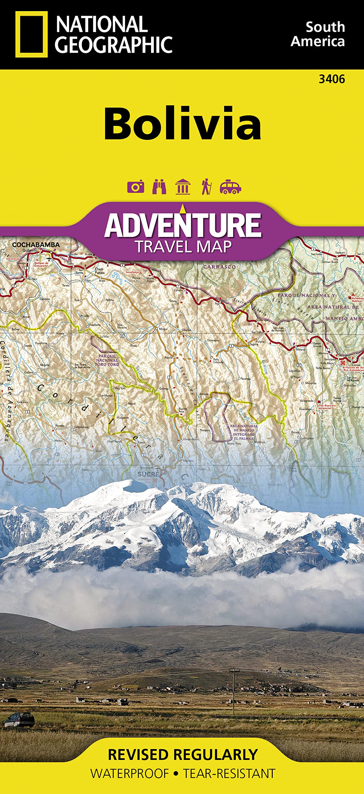 Bolivia Map (National Geographic Adventure Map, 3406)