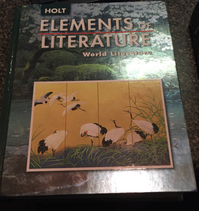 Elements of Literature: Student Edition World Literature 2006