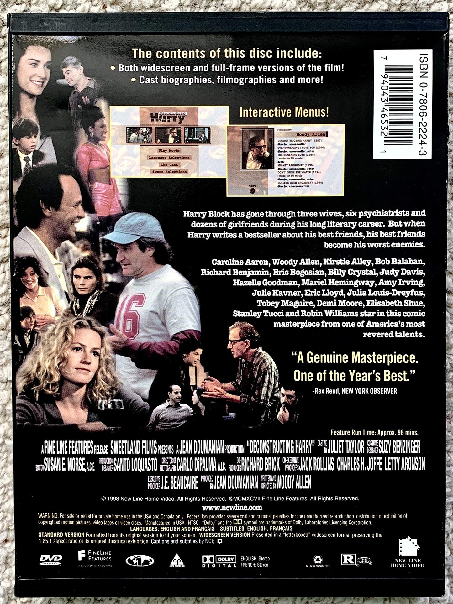 Deconstructing Harry [DVD]