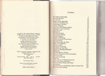 The Adding Machine: Selected Essays by William S. Burroughs