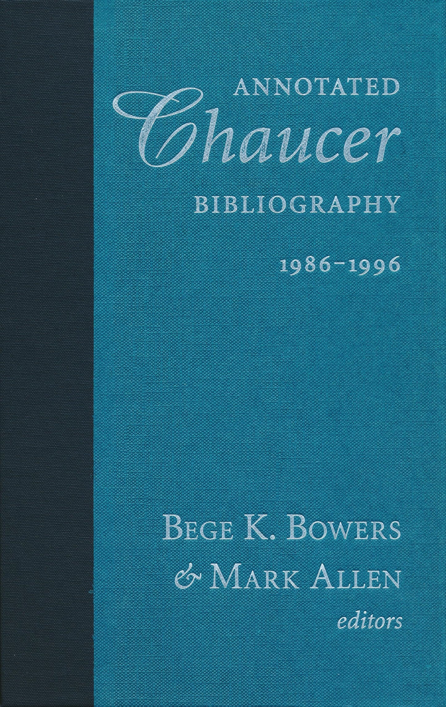 Annotated Chaucer Bibliography, 1986 1996