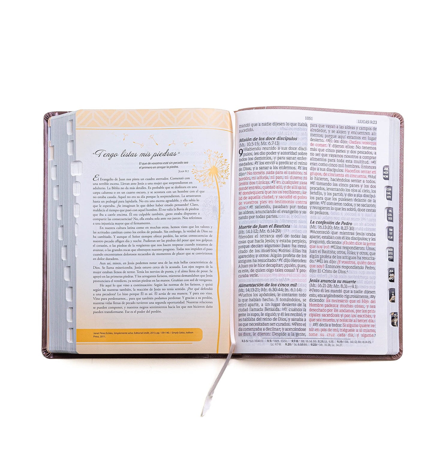 Biblia para Mujeres Reina Valera 1960 - de Promesas Inspira  Letra Gigante (13 pts)  Piel Especial con ?ndice  Rosa Dorado  Spanish Promise Bible with Index (Spanish Edition)