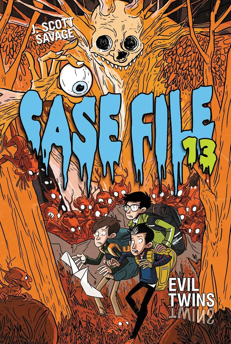 Case File 13 #3: Evil Twins: A Frighteningly Funny Middle Grade Adventure About Shape-Shifting Monsters and Mischief for Kids (Ages 8-12)