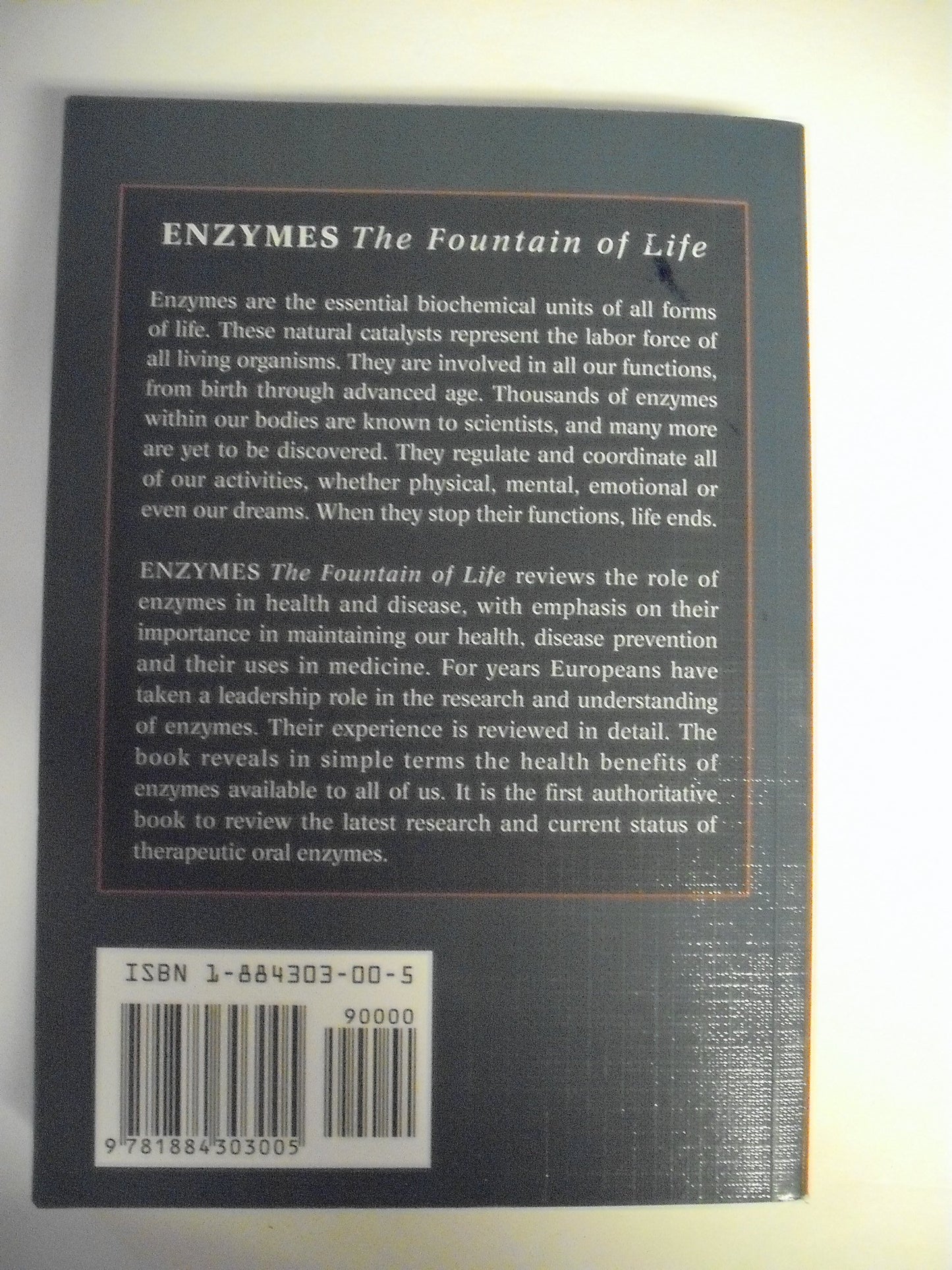 Enzymes: The Fountain of Life