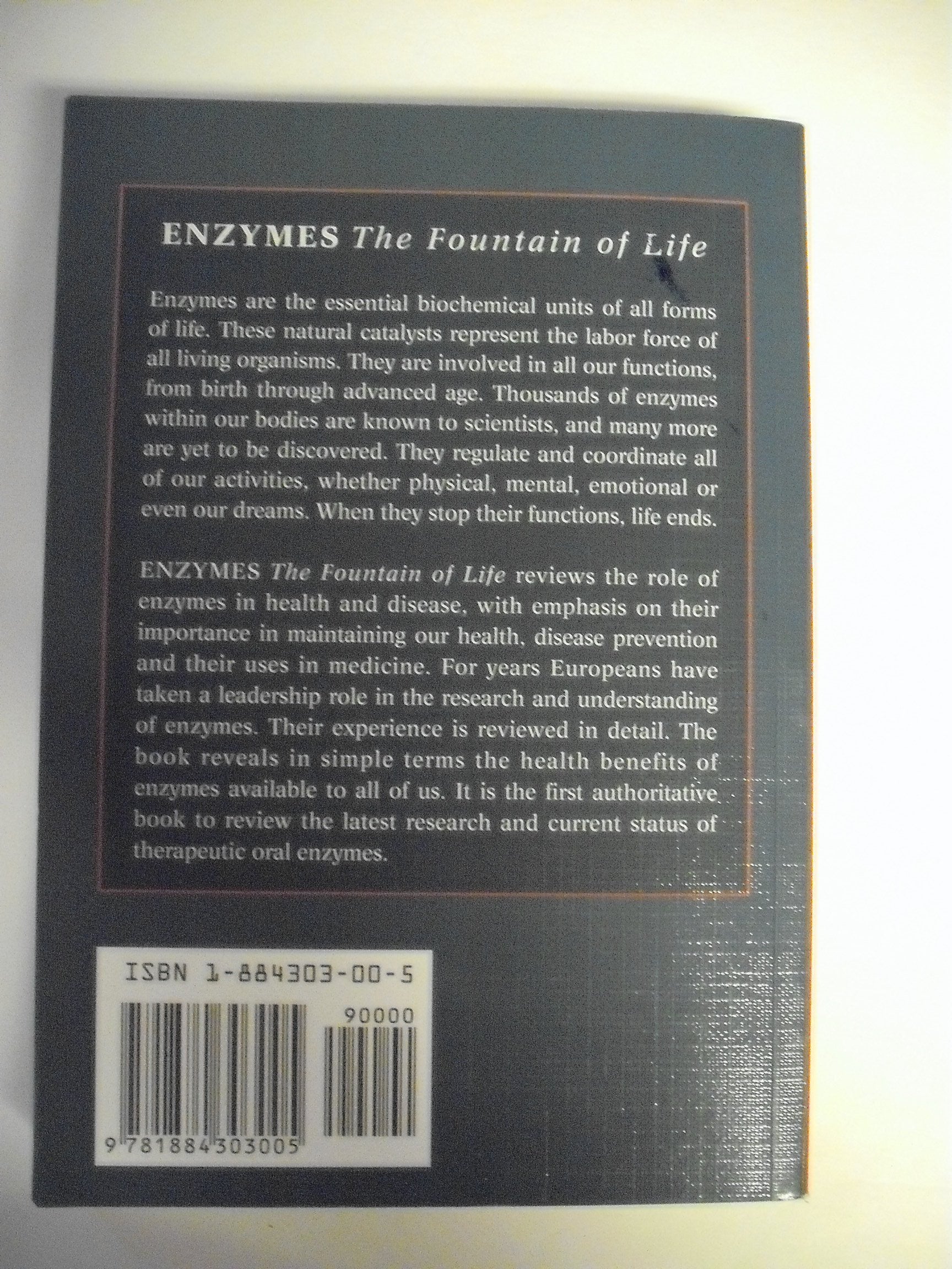 Enzymes: The Fountain of Life